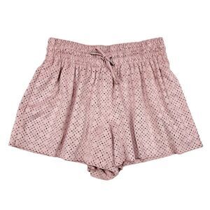 Zara Dusty Pink Laser Shorts Small